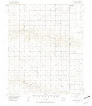 Pleasant Hill, New Mexico 1957 (1958) USGS Old Topo Map Reprint 15x15 TX Quad 191911