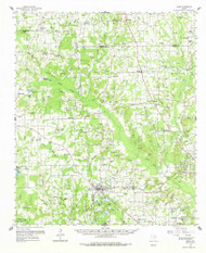 Alba, Texas 1959 (1978) USGS Old Topo Map Reprint 15x15 TX Quad 105573