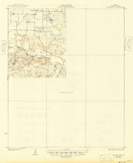 Archer City, Texas 1931 (1949) USGS Old Topo Map Reprint 15x15 TX Quad 106176