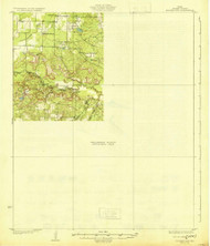 Archer City, Texas 1931 () USGS Old Topo Map Reprint 15x15 TX Quad 123719