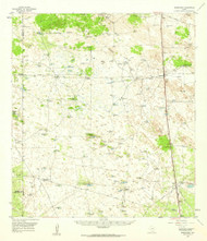 Armstrong, Texas 1956 (1959) USGS Old Topo Map Reprint 15x15 TX Quad 106194