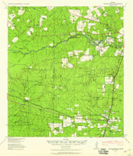 Artesia Wells, Texas 1940 (1959) USGS Old Topo Map Reprint 15x15 TX Quad 106210
