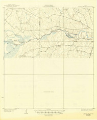 Artesia Wells, Texas 1927 (1949) USGS Old Topo Map Reprint 15x15 TX Quad 106211