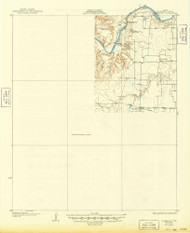 Aspermont, Texas 1931 (1949) USGS Old Topo Map Reprint 15x15 TX Quad 106230