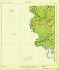Beaumont, Texas 1932 () USGS Old Topo Map Reprint 15x15 TX Quad 123760