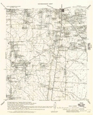 Ben Bolt, Texas 1917 (1956) USGS Old Topo Map Reprint 15x15 TX Quad 105847