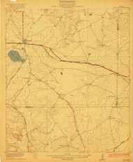 Big Lake, Texas 1922 () USGS Old Topo Map Reprint 15x15 TX Quad 123771