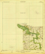 Decatur, Texas 1930 () USGS Old Topo Map Reprint 15x15 TX Quad 123786
