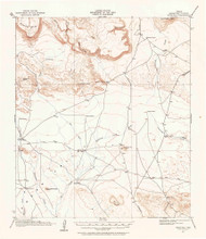 Buck Hill, Texas 1917 (1963) USGS Old Topo Map Reprint 15x15 TX Quad 106025