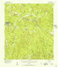 Camden, Texas 1955 (1956) USGS Old Topo Map Reprint 15x15 TX Quad 105428