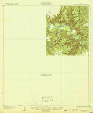 Camp Springs, Texas 1932 () USGS Old Topo Map Reprint 15x15 TX Quad 123844