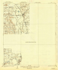 Carrolton, Texas 1931 (1938) USGS Old Topo Map Reprint 15x15 TX Quad 105509