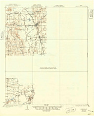 Carrolton, Texas 1931 (1949) USGS Old Topo Map Reprint 15x15 TX Quad 105510
