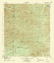 Carta Valley, Texas 1943 (1943) USGS Old Topo Map Reprint 15x15 TX Quad 105522