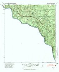 Chupadera, Texas 1940 (1984) USGS Old Topo Map Reprint 15x15 TX Quad 108625