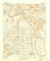 Cliffside, Texas 1934 (1959) USGS Old Topo Map Reprint 15x15 TX Quad 108701