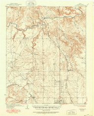 Cliffside, Texas 1936 (1951) USGS Old Topo Map Reprint 15x15 TX Quad 108704