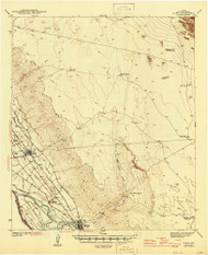 Clint, Texas 1945 () USGS Old Topo Map Reprint 15x15 TX Quad 108726