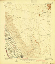 Clint, Texas 1941 () USGS Old Topo Map Reprint 15x15 TX Quad 108727