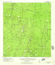 Cuevitas, Texas 1938 (1959) USGS Old Topo Map Reprint 15x15 TX Quad 109000