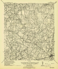 Nixon, Texas 1942 (1942) USGS Old Topo Map Reprint 15x15 TX Quad 107445