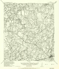 Nixon, Texas 1956 (1956) USGS Old Topo Map Reprint 15x15 TX Quad 107446