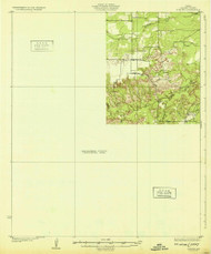 Dundee, Texas 1932 () USGS Old Topo Map Reprint 15x15 TX Quad 123924