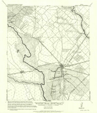 Eagle Lake, Texas 1957 () USGS Old Topo Map Reprint 15x15 TX Quad 107748