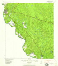 Eagle Pass, Texas 1940 (1959) USGS Old Topo Map Reprint 15x15 TX Quad 107764
