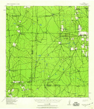Santa Elena, Texas 1939 (1959) USGS Old Topo Map Reprint 15x15 TX Quad 107939