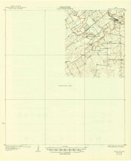 Falls City, Texas 1931 (1949) USGS Old Topo Map Reprint 15x15 TX Quad 108031