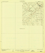 Falls City, Texas 1931 () USGS Old Topo Map Reprint 15x15 TX Quad 123957