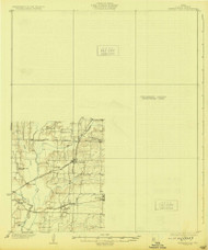 Farmersville, Texas 1930 () USGS Old Topo Map Reprint 15x15 TX Quad 123959