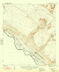 Fort Hancock, Texas 1943 (1949) USGS Old Topo Map Reprint 15x15 TX Quad 108226