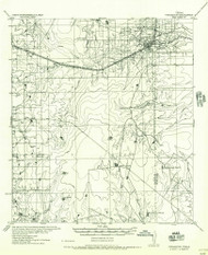 Fowlerton, Texas 1956 (1956) USGS Old Topo Map Reprint 15x15 TX Quad 108278