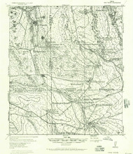 Frio Town, Texas 1928 (1956) USGS Old Topo Map Reprint 15x15 TX Quad 108338