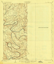 Godley, Texas 1928 () USGS Old Topo Map Reprint 15x15 TX Quad 128486