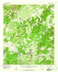 Gordon, Texas 1959 (1960) USGS Old Topo Map Reprint 15x15 TX Quad 108539