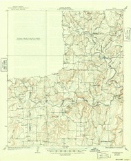 Grosvenor, Texas 1927 (1949) USGS Old Topo Map Reprint 15x15 TX Quad 110469