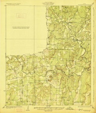 Grosvenor, Texas 1927 () USGS Old Topo Map Reprint 15x15 TX Quad 128474