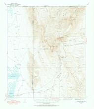 Guadalupe Peak, Texas 1933 (1972) USGS Old Topo Map Reprint 15x15 TX Quad 110480