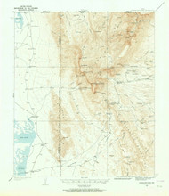 Guadalupe Peak, Texas 1933 (1964) USGS Old Topo Map Reprint 15x15 TX Quad 110484