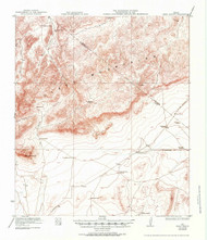 Hess Canyon, Texas 1923 (1984) USGS Old Topo Map Reprint 15x15 TX Quad 110716