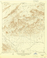 Hood Spring, Texas 1918 (1946) USGS Old Topo Map Reprint 15x15 TX Quad 110812