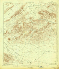 Hood Spring, Texas 1931 () USGS Old Topo Map Reprint 15x15 TX Quad 128505