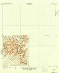 Hunter, Texas 1929 (1949) USGS Old Topo Map Reprint 15x15 TX Quad 110912