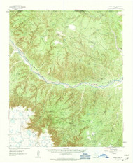 Indian Peak, Texas 1960 (1963) USGS Old Topo Map Reprint 15x15 TX Quad 110985