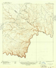 Indian Wells, Texas 1918 (1949) USGS Old Topo Map Reprint 15x15 TX Quad 110989