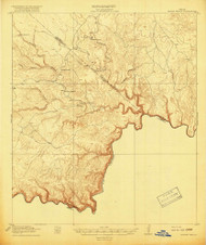 Indian Wells, Texas 1918 () USGS Old Topo Map Reprint 15x15 TX Quad 128439
