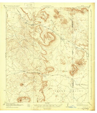 Jordan Gap, Texas 1930 () USGS Old Topo Map Reprint 15x15 TX Quad 128497